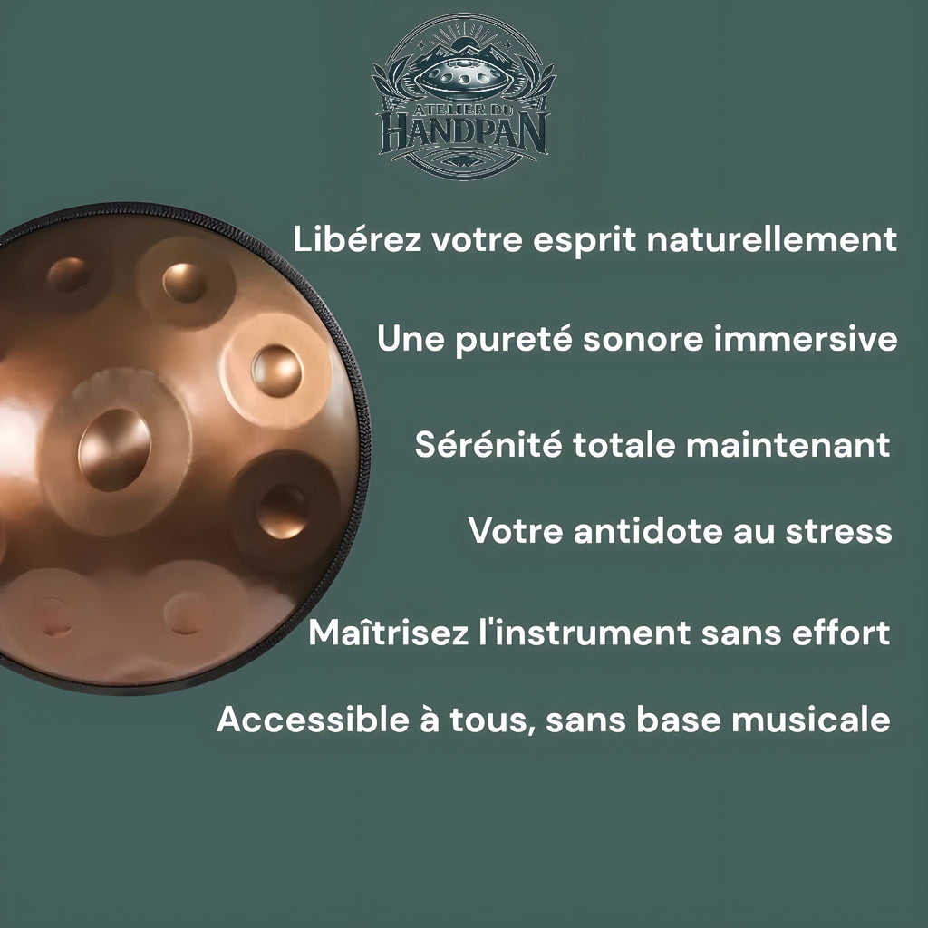 Handpan Aura Sacrée - Atelier - du - handpan