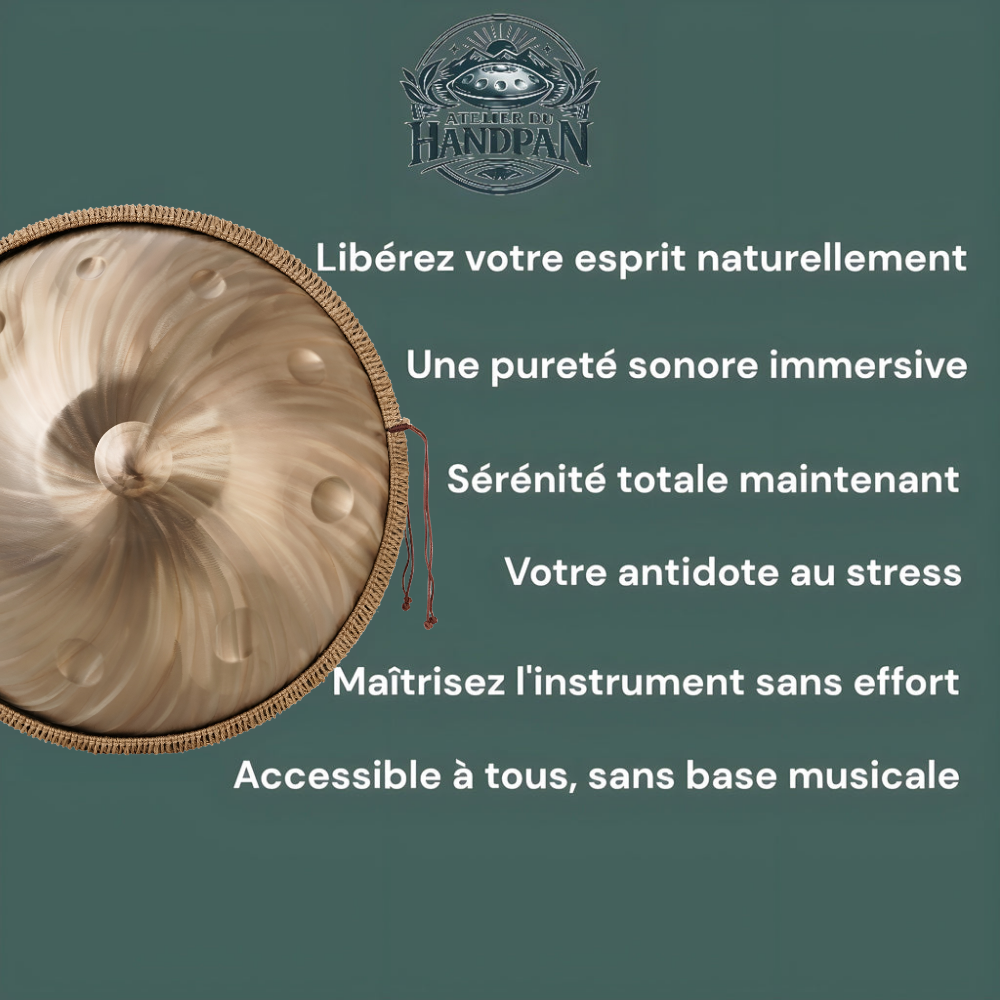 Collection Héritage™ — Handpan Mandala Artisanal