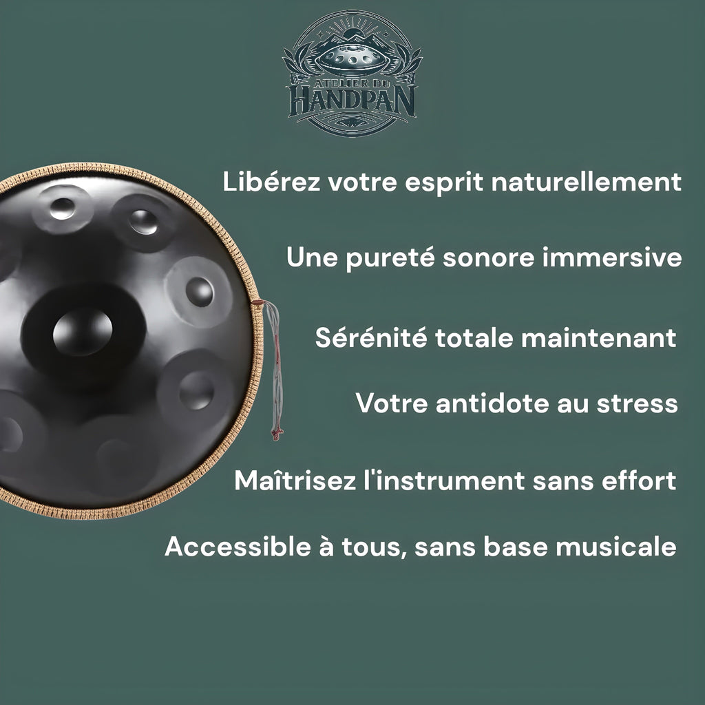 Handpan Vagues Célestes - Atelier - du - handpan